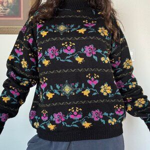 Floral Sweater